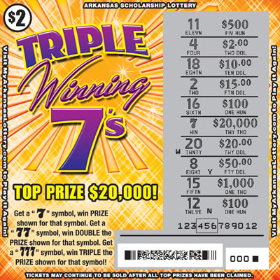 Triple Winning 7's - Game No. 610 - Uncovered Triple Winning 7's - Game No. 610