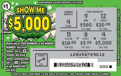 Show Me $5,000 - Game No. 615 - Uncovered Show Me $5,000 - Game No. 615