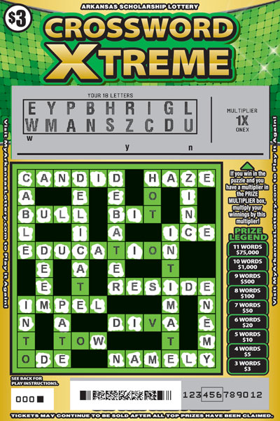 Crossword Xtreme - Game No. 625 - Uncovered Crossword Xtreme - Game No. 625