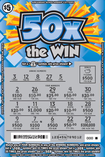 50X the Win - Game No. 630 - Uncovered 50X the Win - Game No. 630