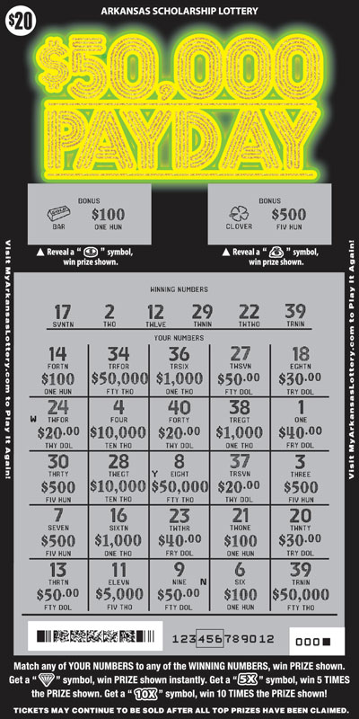 $50,000 Payday - Game No. 632 - Uncovered $50,000 Payday - Game No. 632
