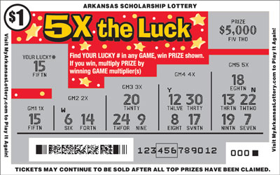 5X the Luck - Game No. 647 - Uncovered 5X the Luck - Game No. 647