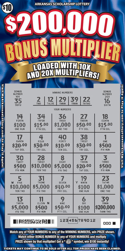 $200,000 Bonus Multiplier - Game No. 650 - Uncovered $200,000 Bonus Multiplier - Game No. 650