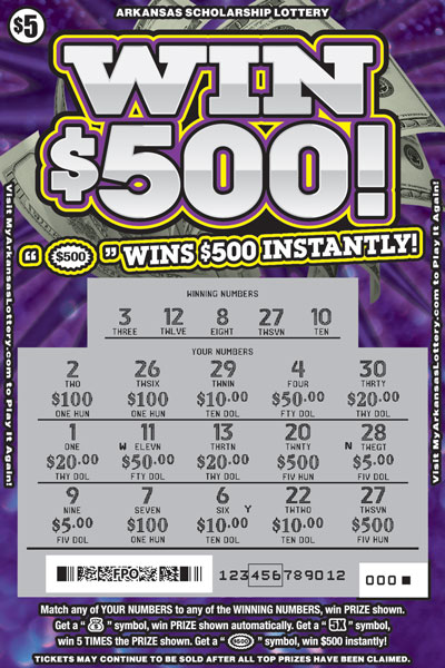 Win $500! - Game No. 679 - Uncovered Win $500! - Game No. 679