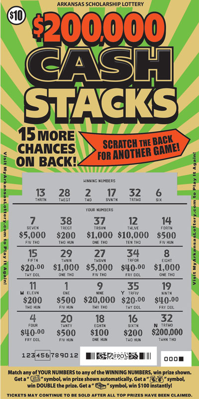 $200,000 Cash Stacks - Game No. 680 - Uncovered $200,000 Cash Stacks - Game No. 680