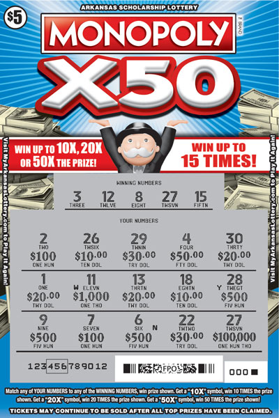 MONOPOLY™ X50 - Game No. 688 - Uncovered MONOPOLY™ X50 - Game No. 688
