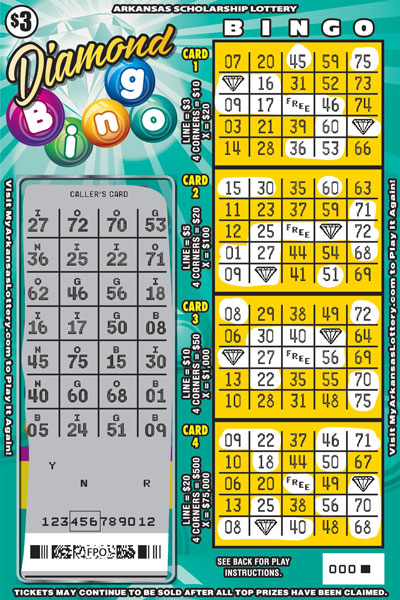 Diamond Bingo - Game No. 701 - Uncovered Diamond Bingo - Game No. 701