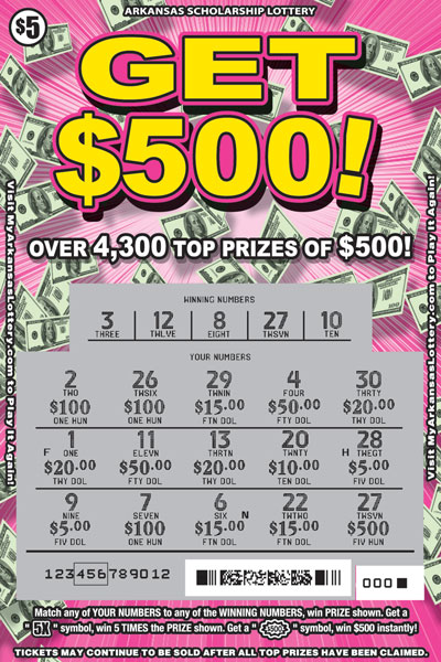 Get $500! - Game No. 712 - Uncovered Get $500! - Game No. 712