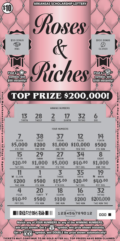 Roses & Riches - Game No. 718 - Uncovered Roses & Riches - Game No. 718