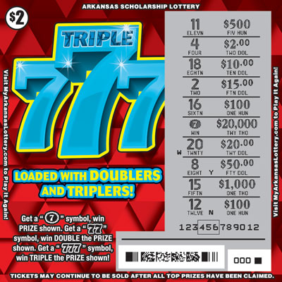Triple 777 - Game No. 724