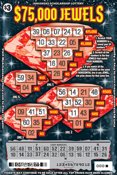 $75,000 Jewels - Game No. 748 - Uncovered $75,000 Jewels - Game No. 748