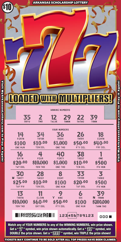 Triple discount 7 lotto