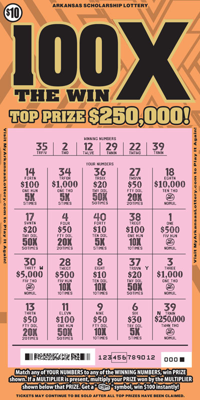 100X the Win - Game No. 778 - Uncovered 100X the Win - Game No. 778