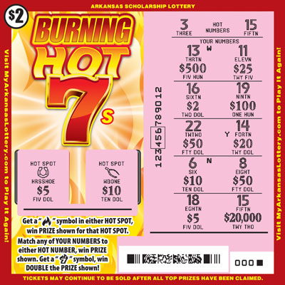 Burning Hot 7s - Game No. 780