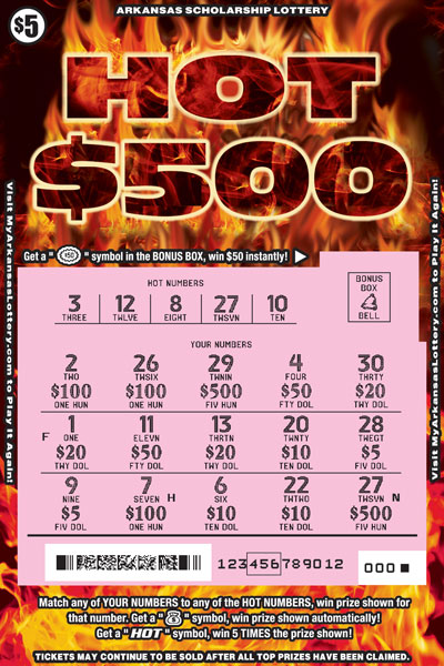 Hot $500 - Game No. 791 - Uncovered Hot $500 - Game No. 791