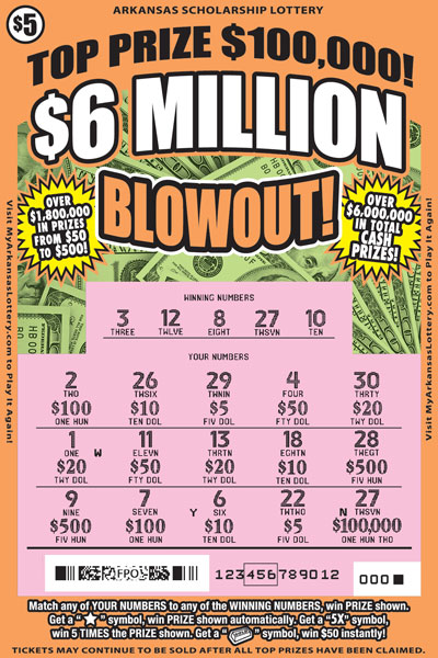 $6 Million Blowout - Game No. 796 - Uncovered $6 Million Blowout - Game No. 796