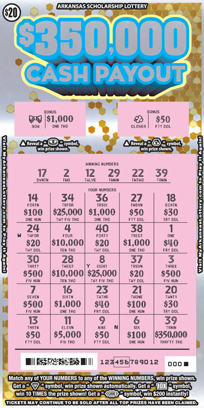 $350,000 Payout - Game No. 802 - Uncovered $350,000 Payout - Game No. 802