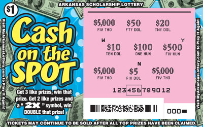 Cash on the Spot - Game No. 807 - Uncovered Cash on the Spot - Game No. 807