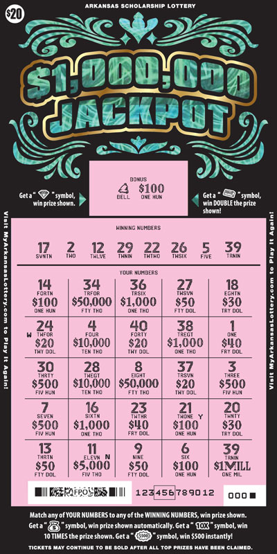 $1,000,000 Jackpot - Game No. 815 - Uncovered $1,000,000 Jackpot - Game No. 815