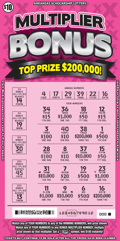 Multiplier Bonus - Game No. 818 - Uncovered Multiplier Bonus - Game No. 818