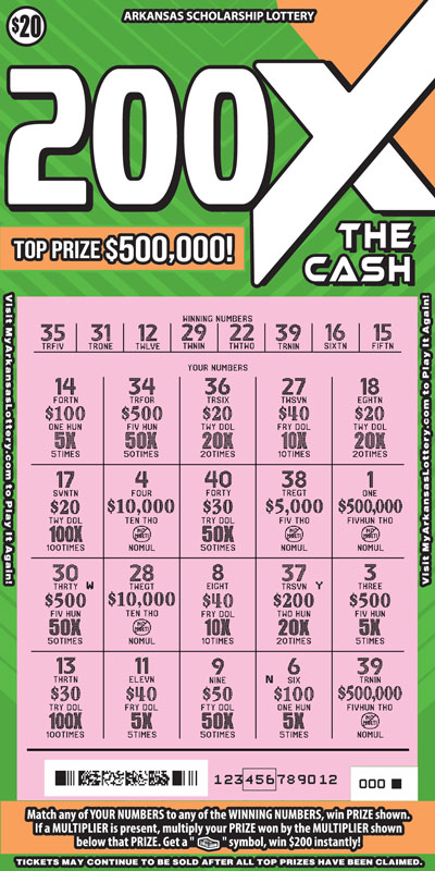200X the Cash - Game No. 833 - Uncovered 200X the Cash - Game No. 833