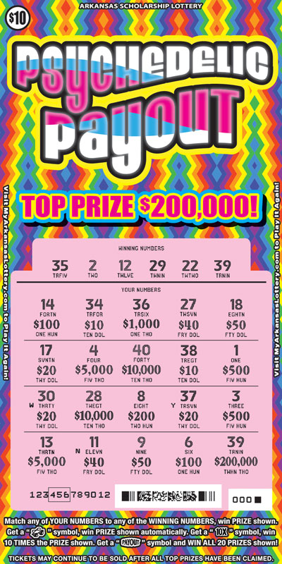 Psychedelic Payout - Game No. 846 - Uncovered Psychedelic Payout - Game No. 846