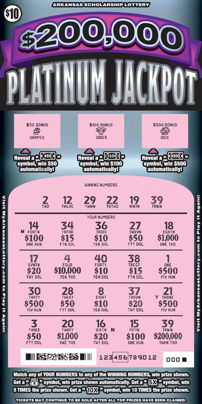 $200,000 Platinum Jackpot - Game No. 863 - Uncovered $200,000 Platinum Jackpot - Game No. 863