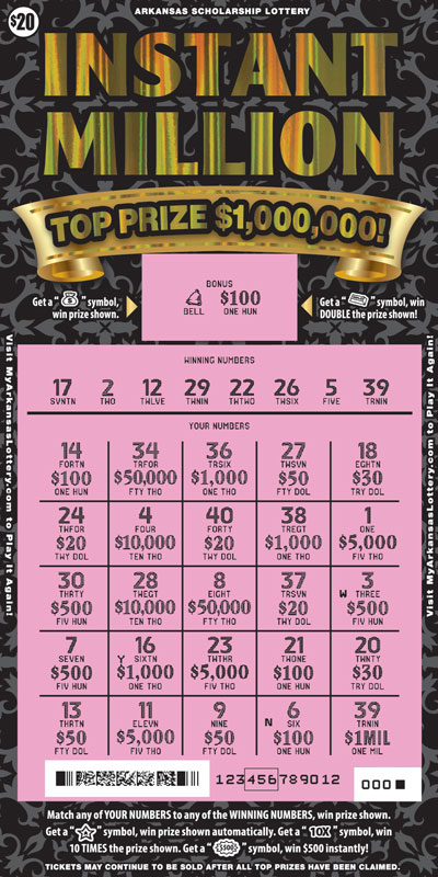 Instant Million - Game No. 868