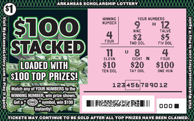 $100 Stacked - Game No. 873